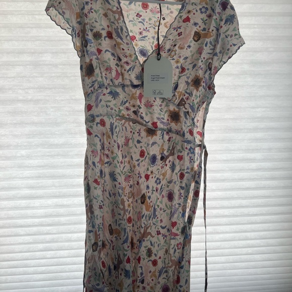 Ciao Lucia Pink and Orange Ruffled Tiered Sundress - Picture 6 of 9